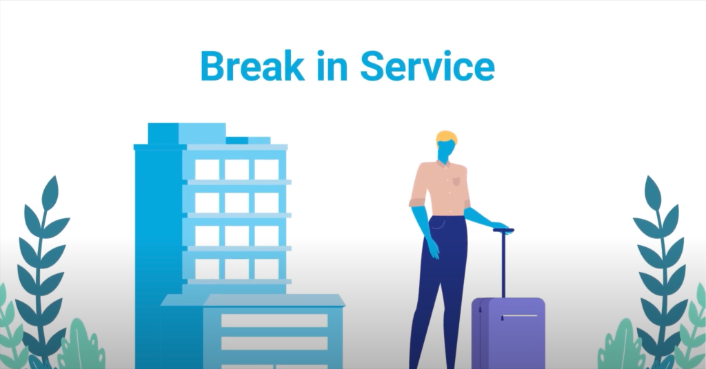 Break in Service UNJSPF